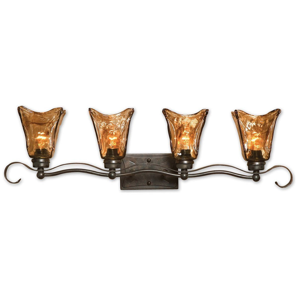  Uttermost Vetraio 4-Light Bronze Vanity Strip Lighting 