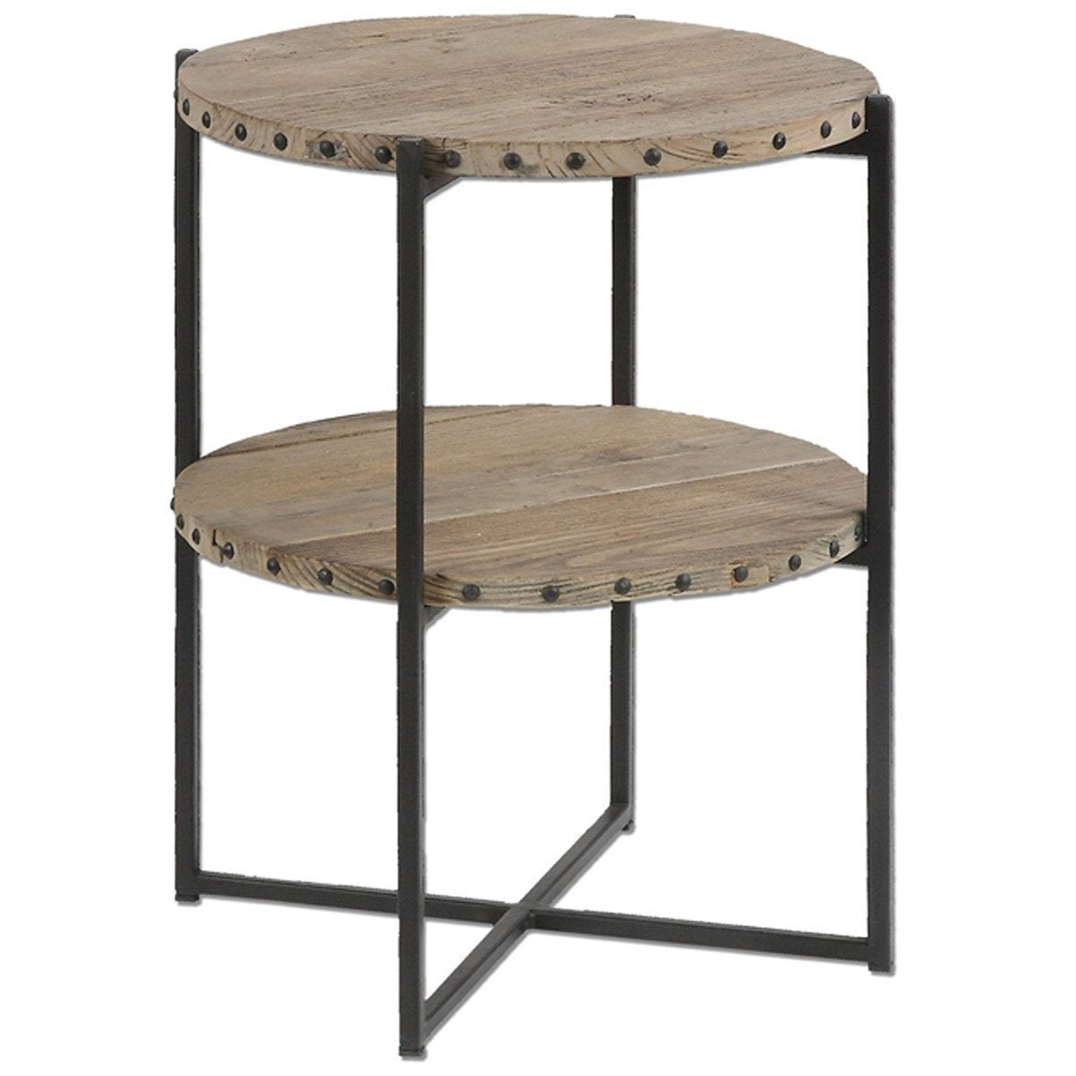  Uttermost Kamau Round Accent Table 