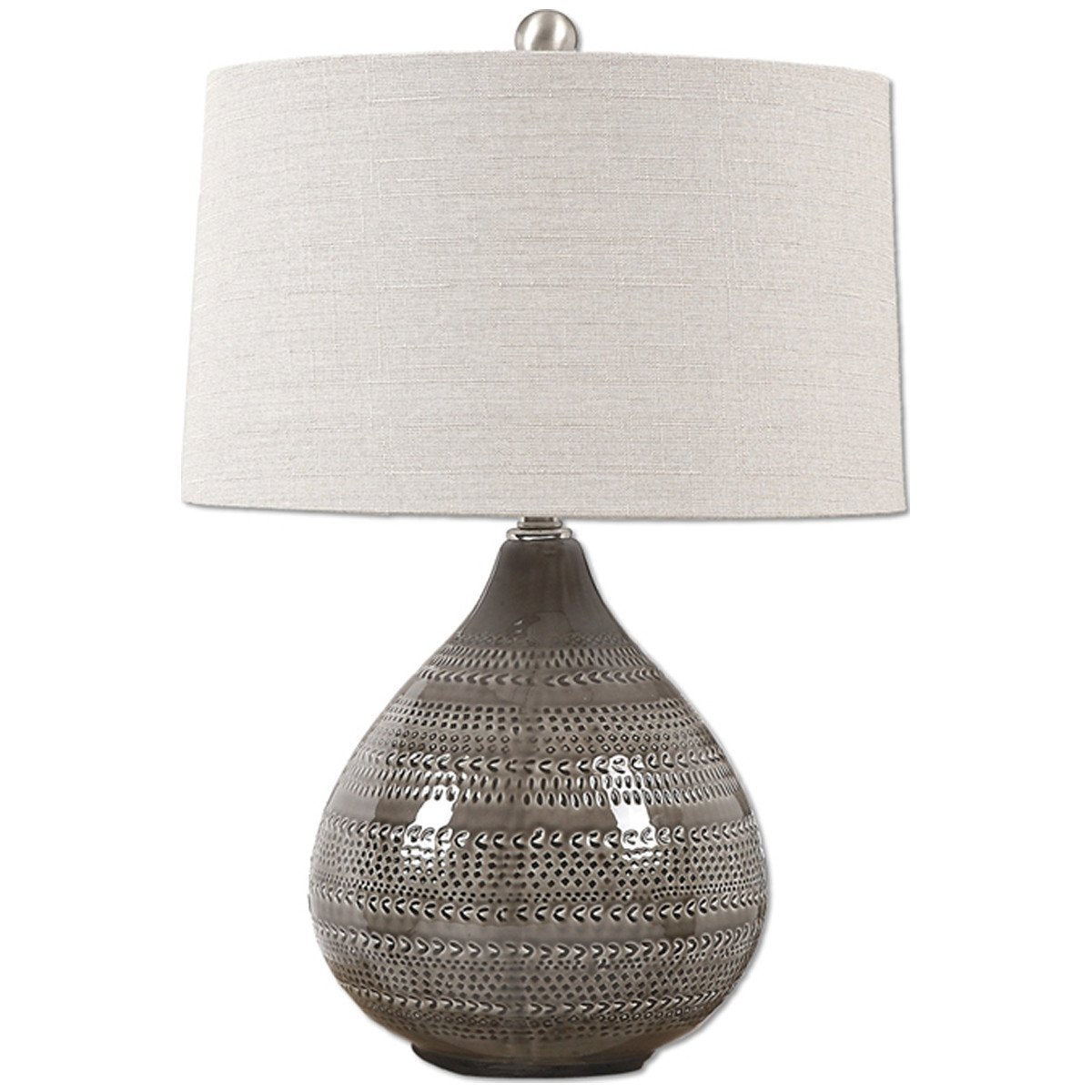  Uttermost Batova Smoke Gray Lamp 