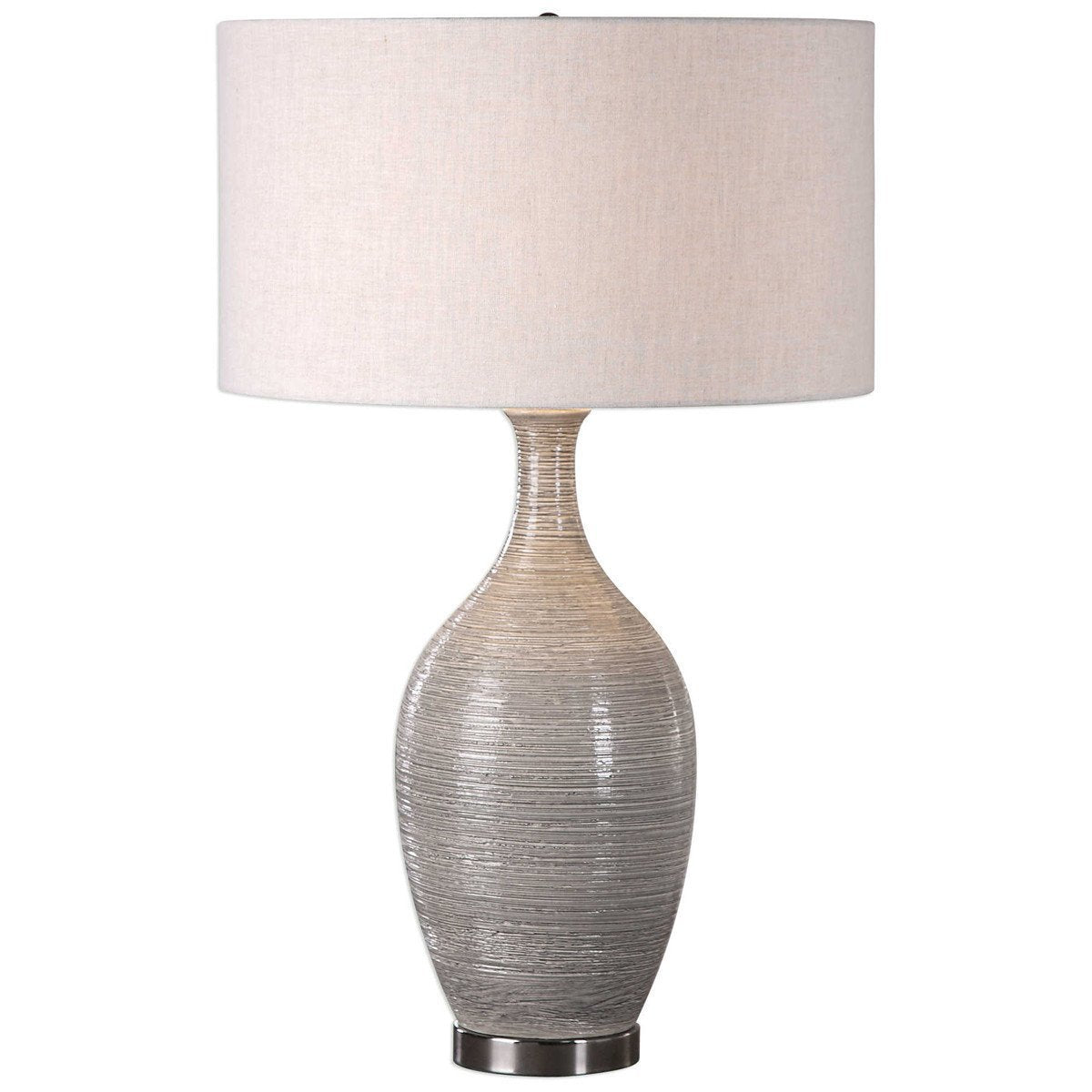  Uttermost Dinah Gray Textured Table Lamp 