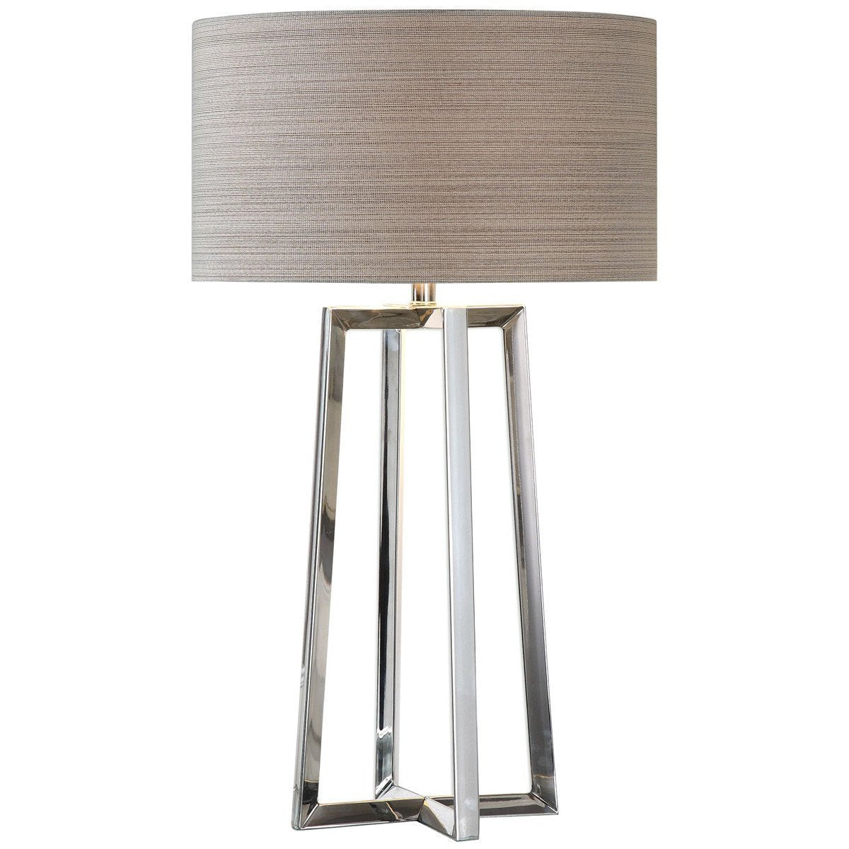  Uttermost Keokee Stainless Steel Table Lamp 