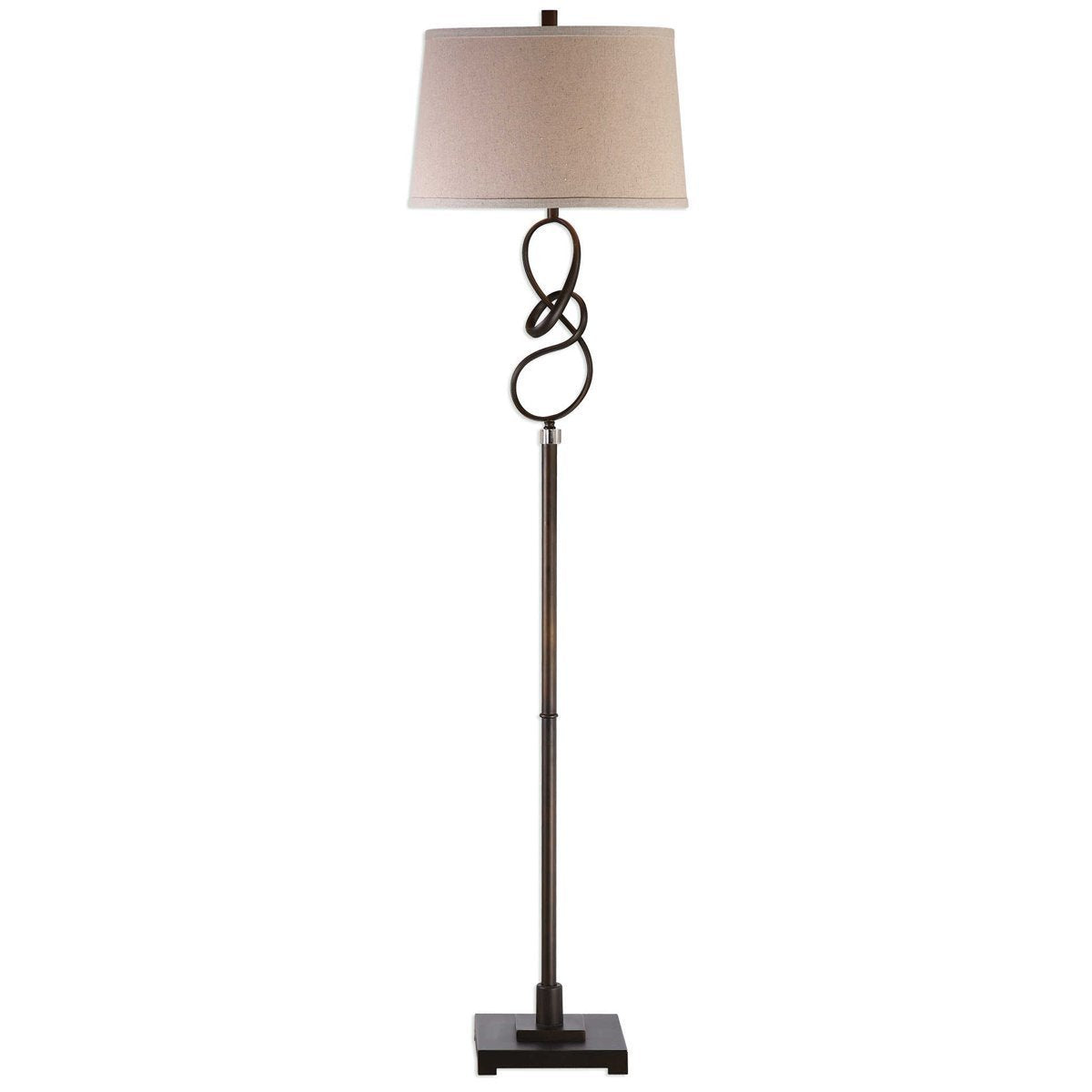  Uttermost Tenley Twisted Bronze Floor Lamp 