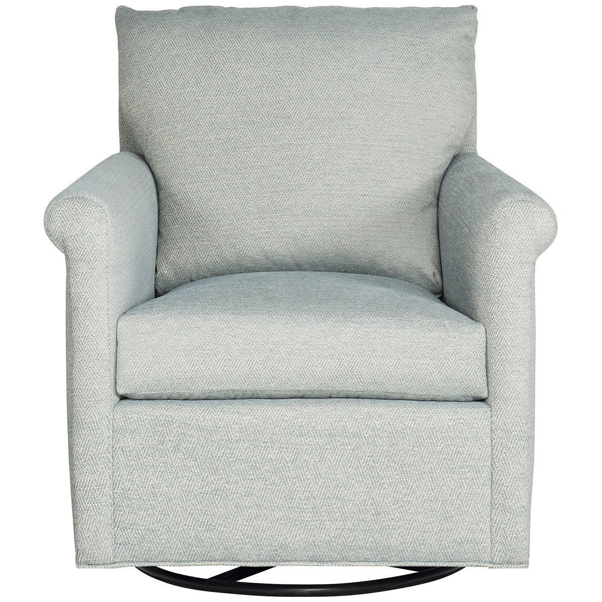  Vanguard Furniture Nifty Sonata Blue Gwynn Swivel Glider 