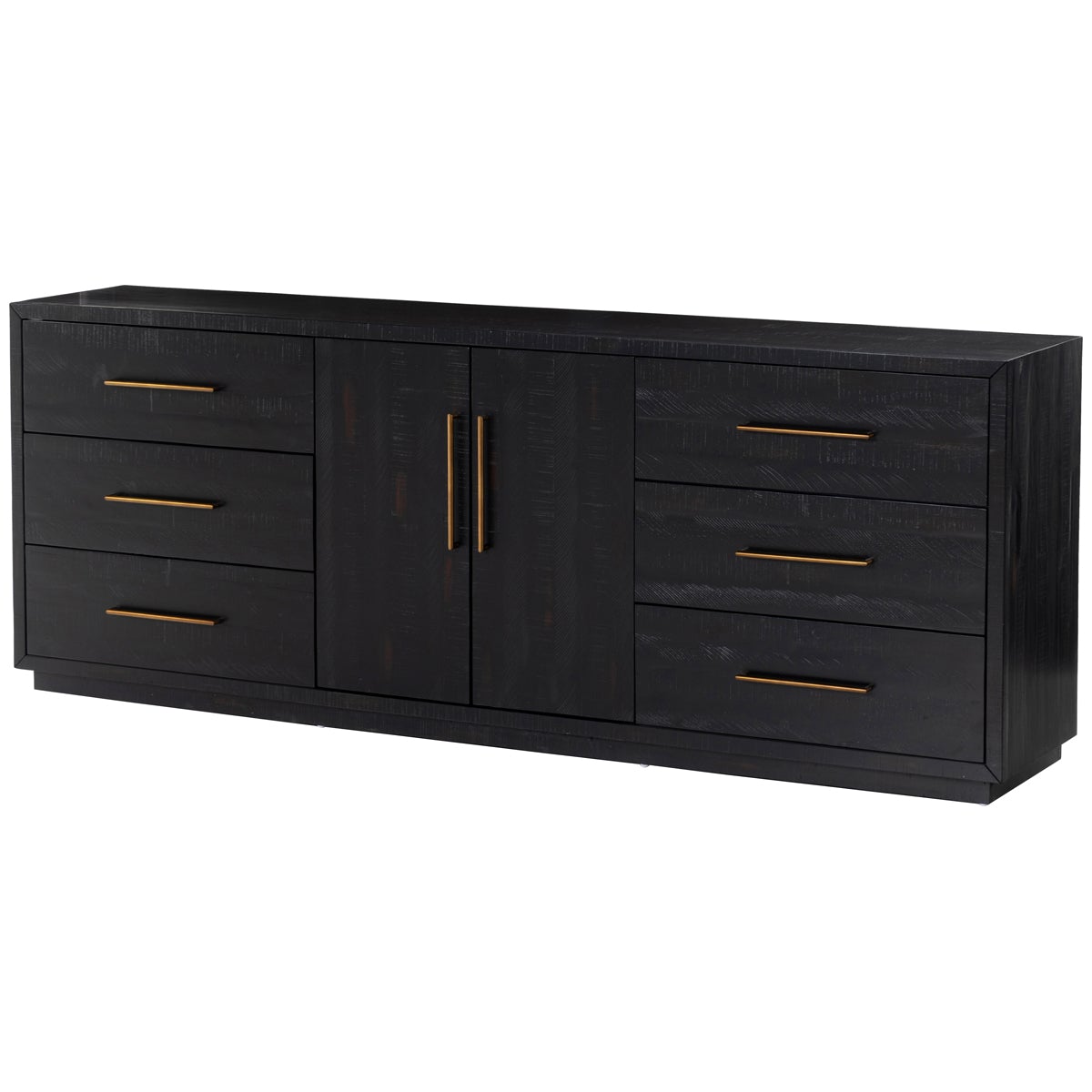  Four Hands Hadley Suki Large Media Console - Burnished Black 