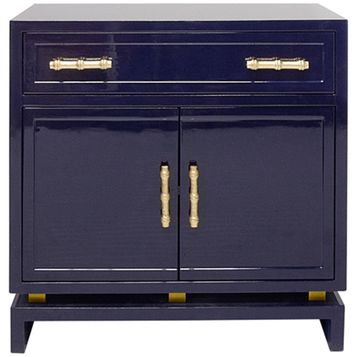  Worlds Away Matte 1-Drawer Nightstand MARCUS GRY 