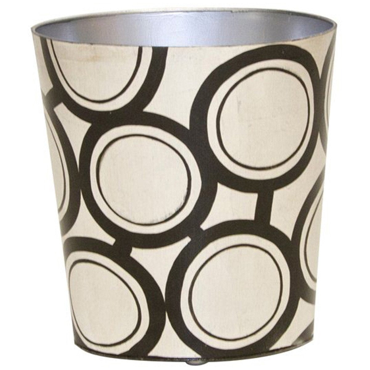  Worlds Away Oval Wastebasket 