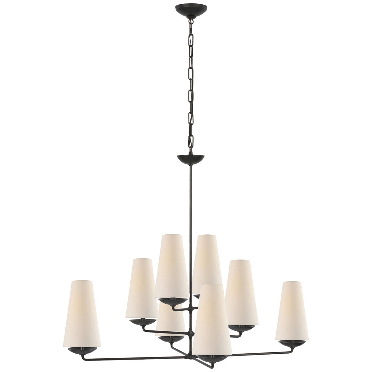  Visual Comfort Fontaine Large Offset Chandelier 