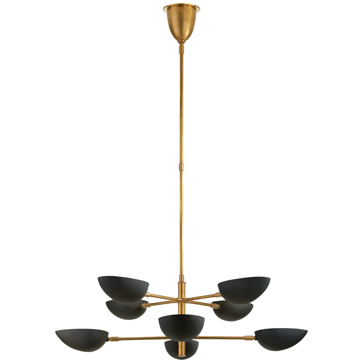  Visual Comfort Graphic Large Two-Tier Chandelier 