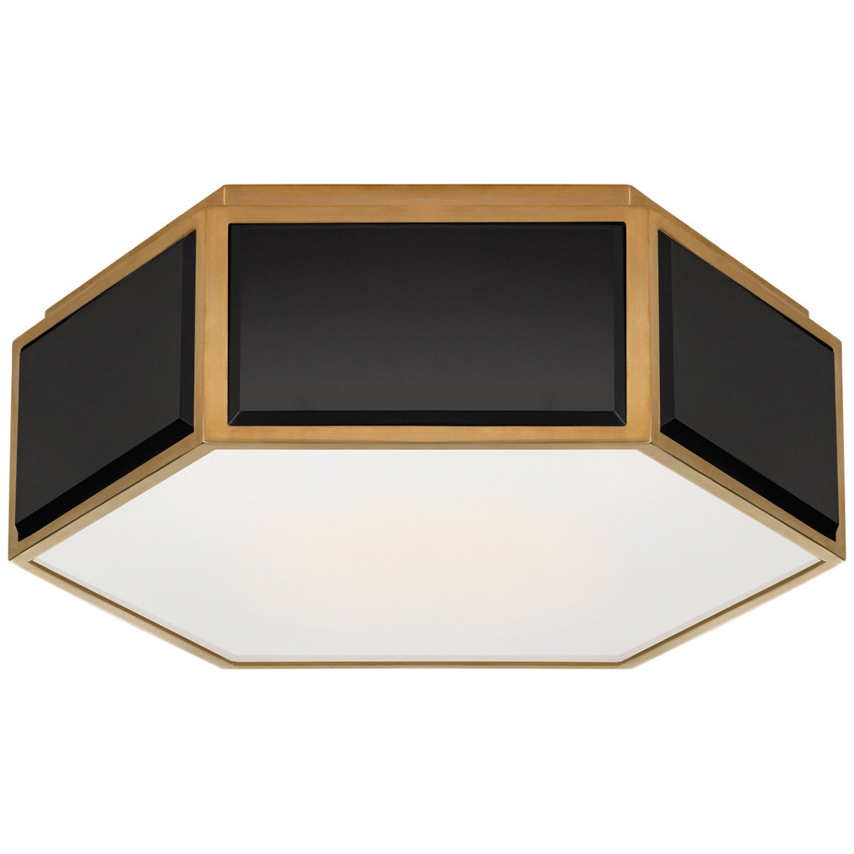  Visual Comfort Bradford Small Hexagonal Flush Mount 