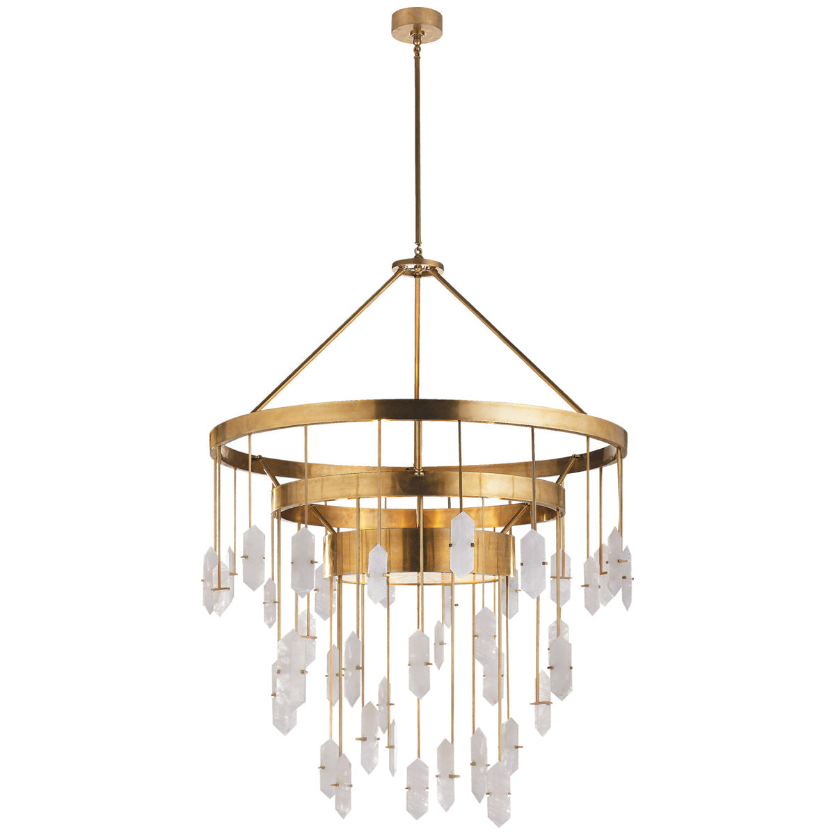  Visual Comfort Halcyon Large Three Tier Chandelier 