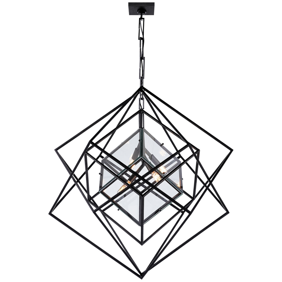  Visual Comfort Cubist Medium Chandelier 