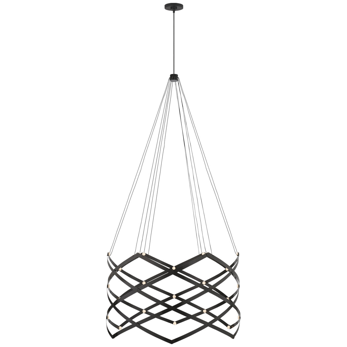  Visual Comfort Interlace Expandable Chandelier 