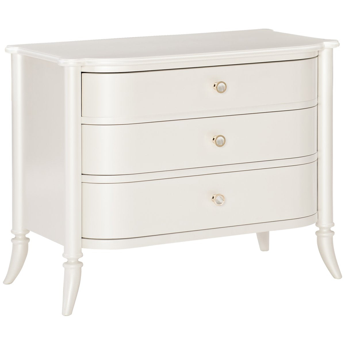  Caracole Classic Oyster Diver Nightstand 