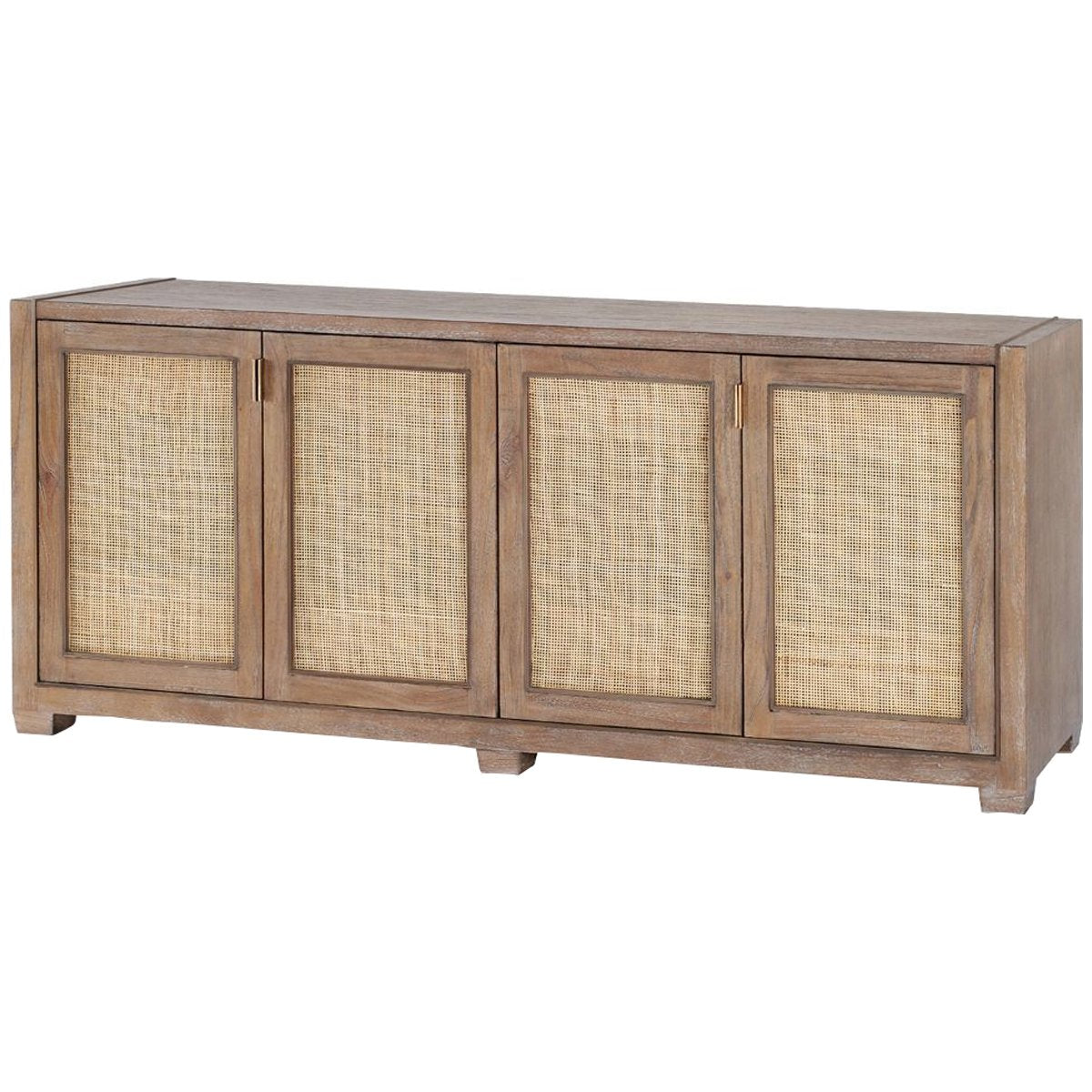  Villa & House Kelsea 4-Door Cabinet - Driftwood 