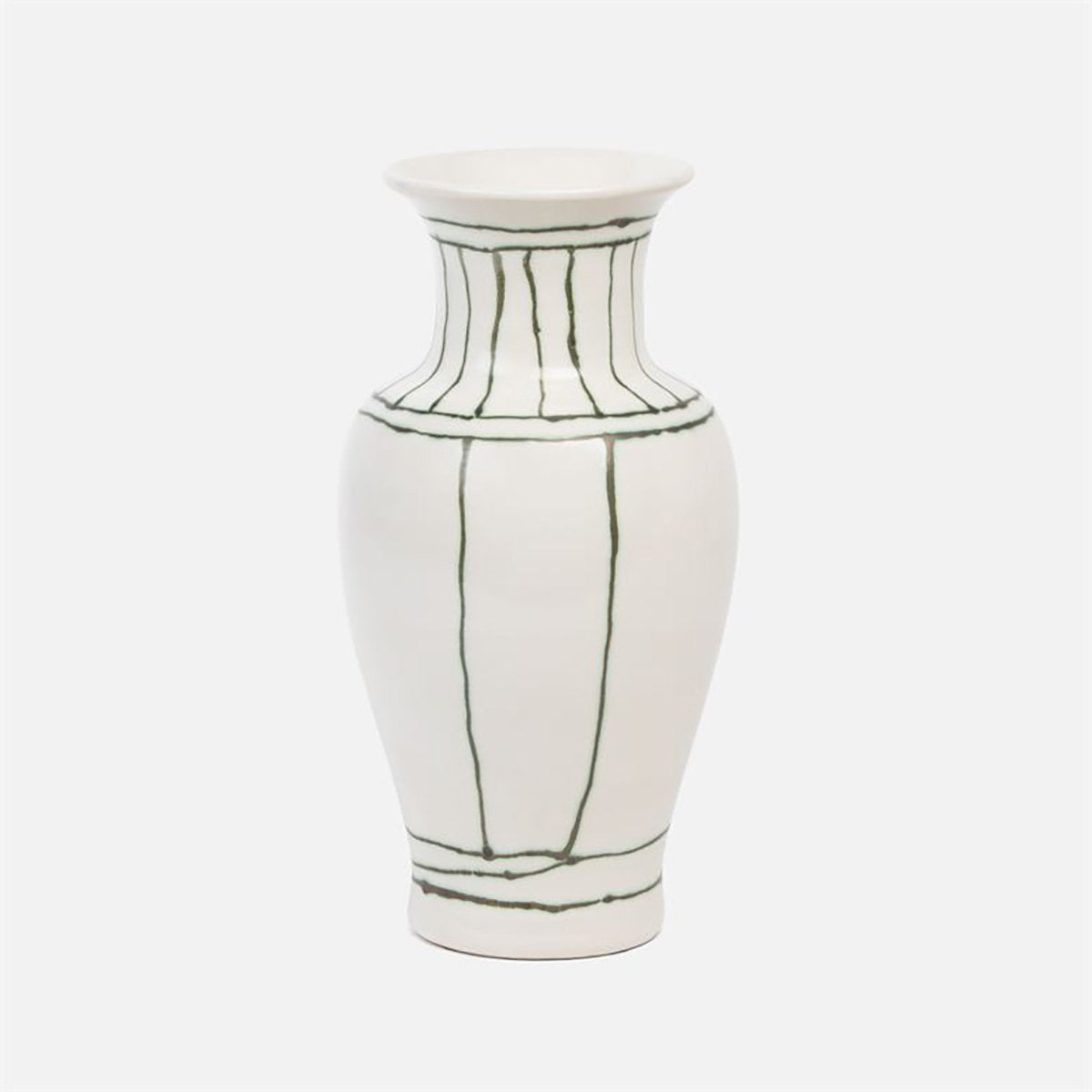  Made Goods Carmine Ceramic Outdoor Vase 