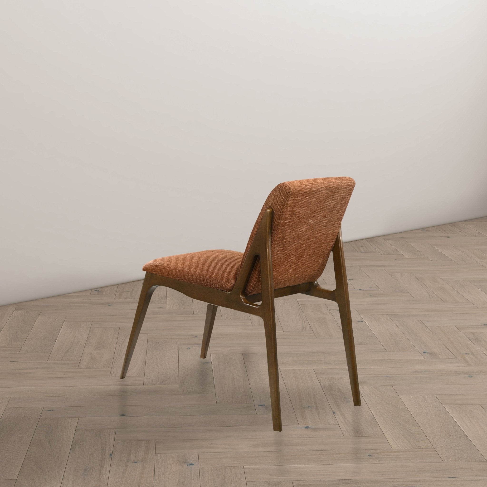 Griffin Orange Fabric Dining Chair