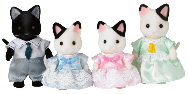 Calico Critters - Tuxedo Cat Family