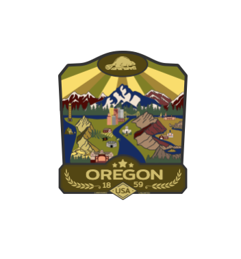 Sticker - State of Oregon 4