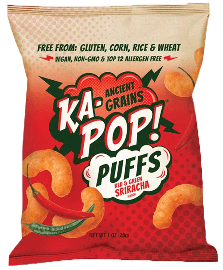 Ka-Pop Red & Green Sriracha Puffs