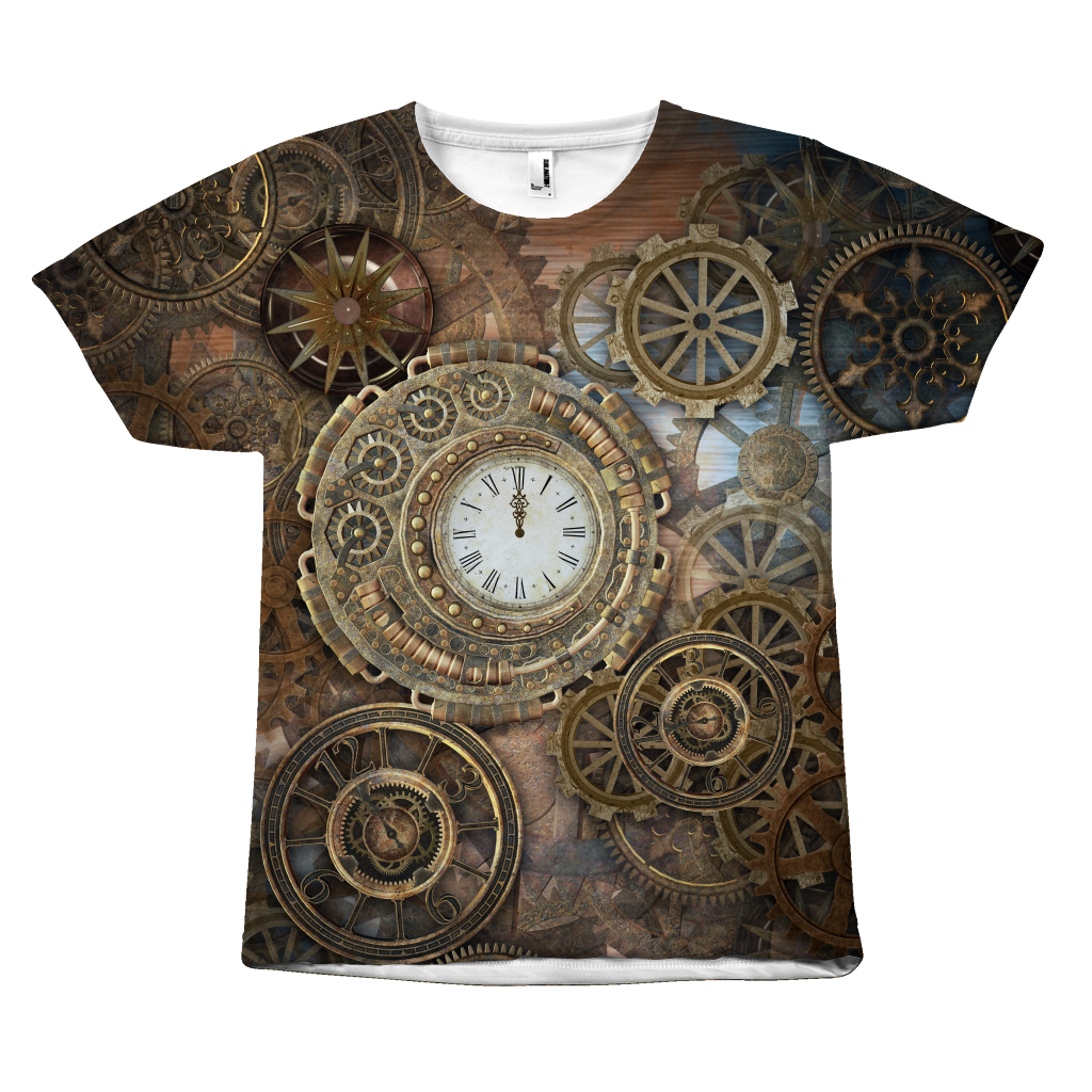 Steampunk Cogs & Clocks Tee