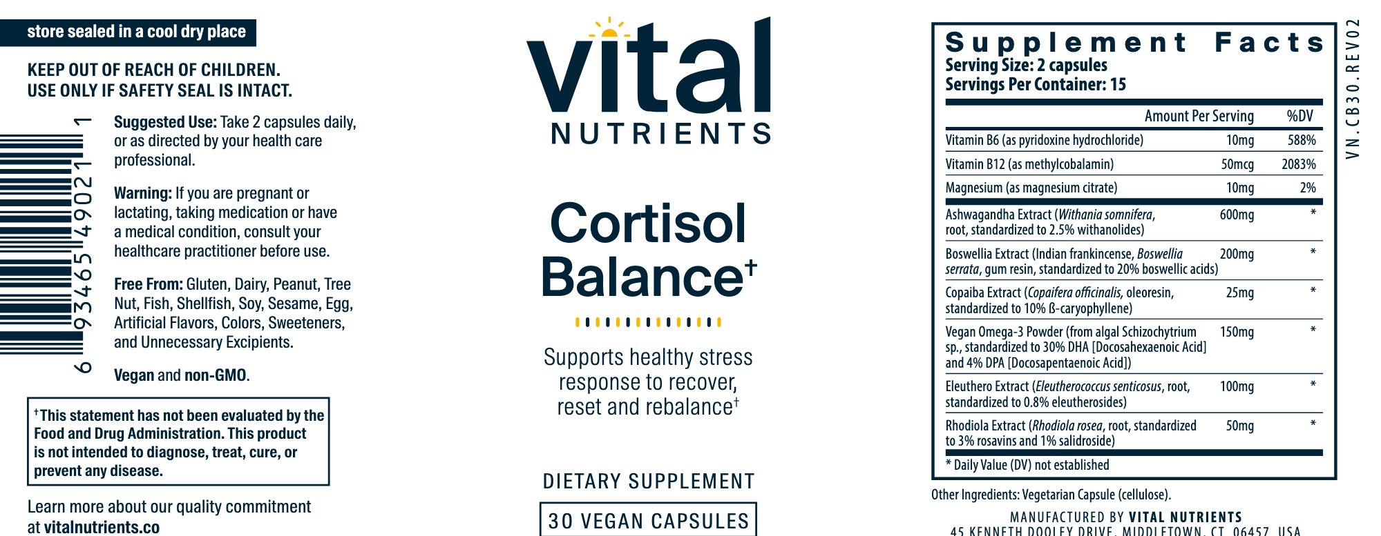 Cortisol Balance (30 Capsules)