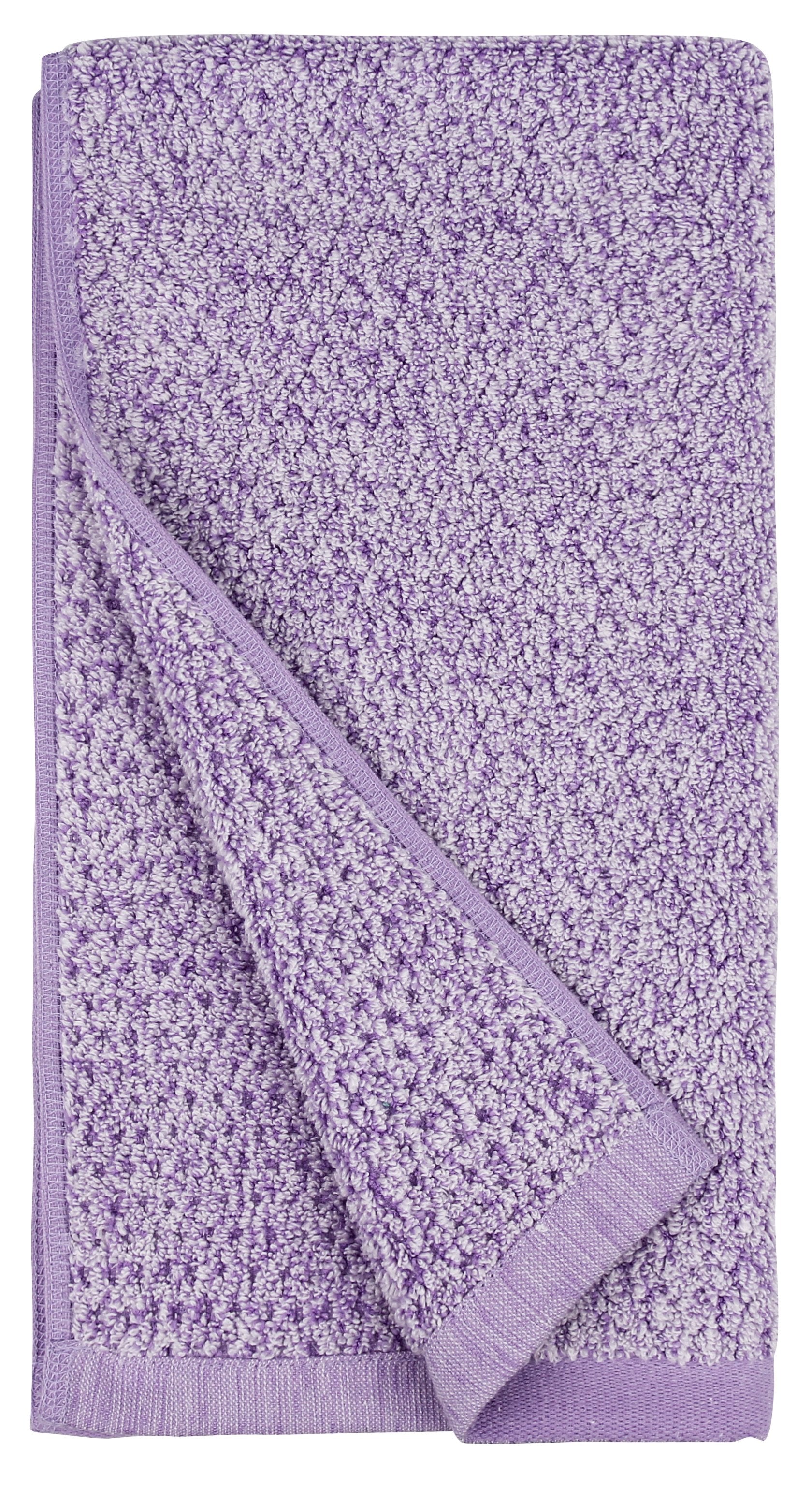 Diamond Jacquard Towels, Hand Towels - 4 Pack, Lavender