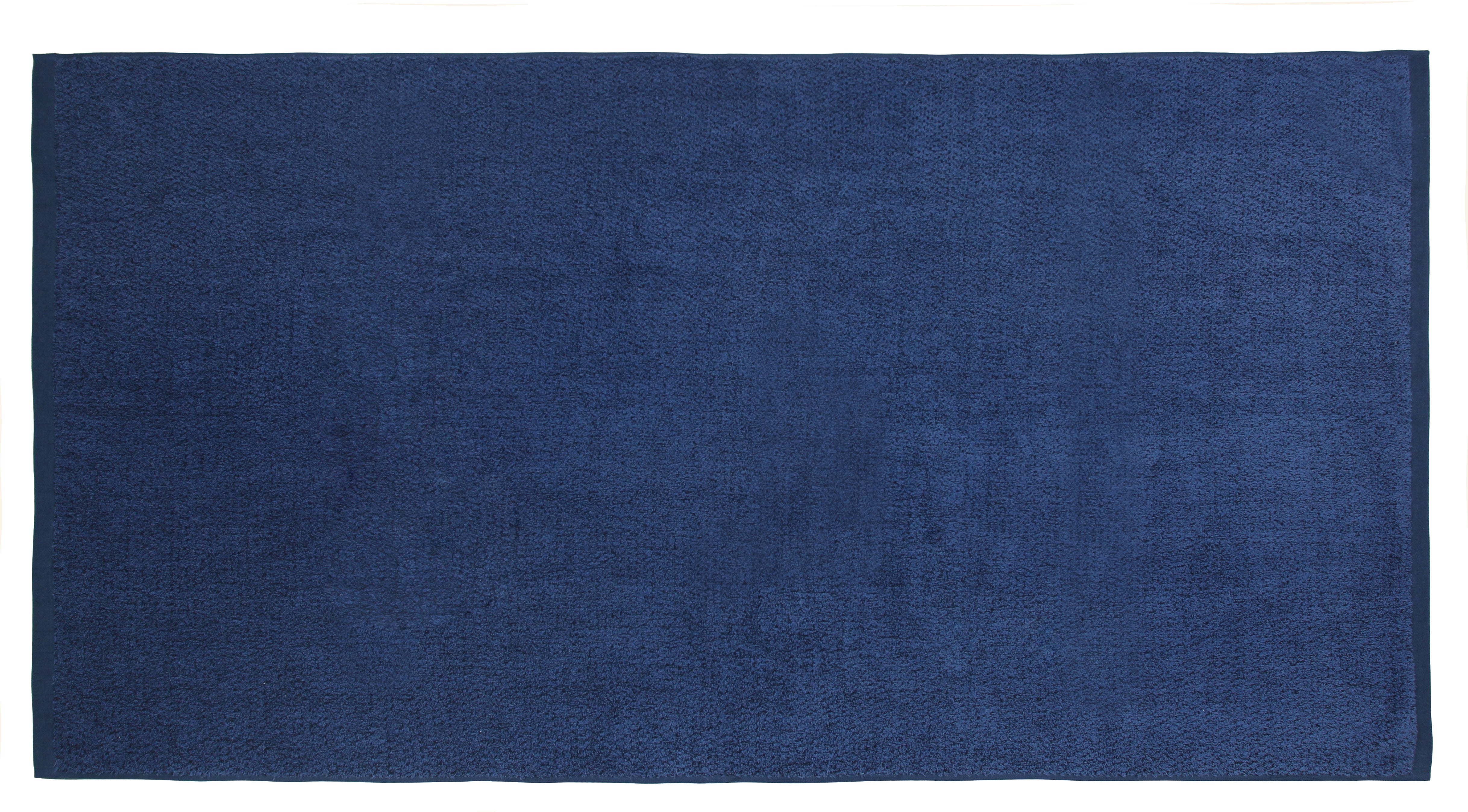 Diamond Jacquard Towels Bath Sheet Towel - 1 Piece, Navy Blue