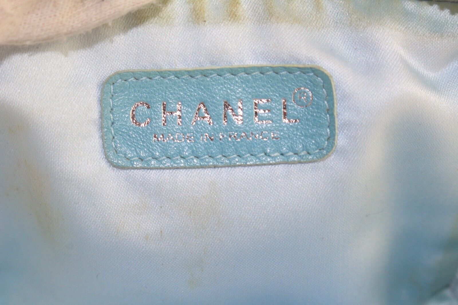 Chanel Blue CC Zip Pouch 3CC712K