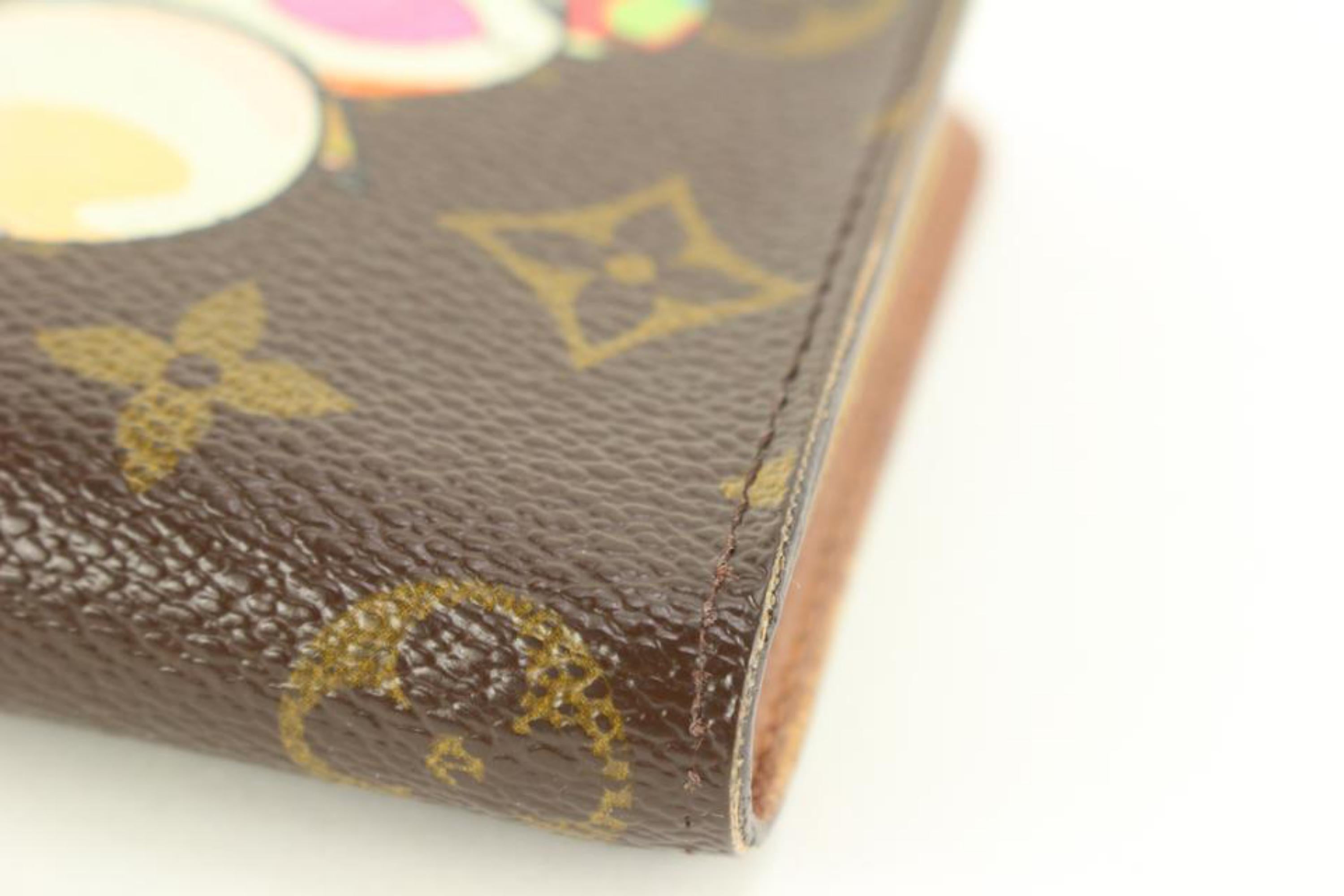Louis Vuitton Murakami Monogram Panda Zippy Wallet Long 35L26a