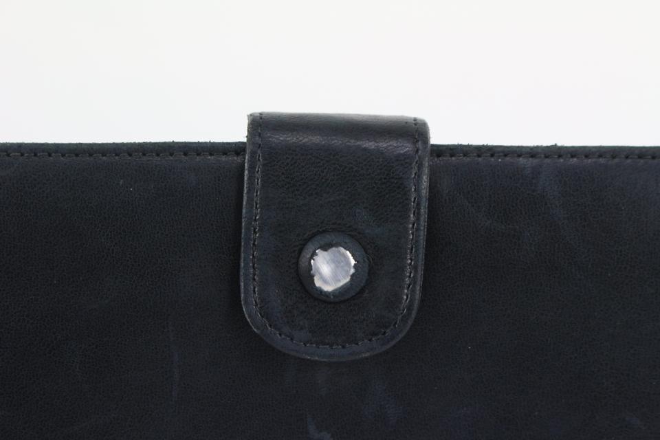 Chanel Black Lambskin CC Logo Bifold Flap Wallet 819lv77