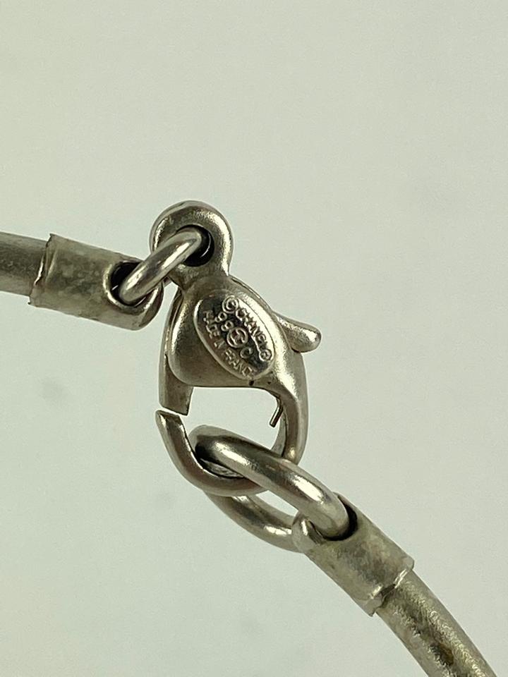 Chanel Rare 99C Silver Crystal Bracelet Bangle Cuff 862129