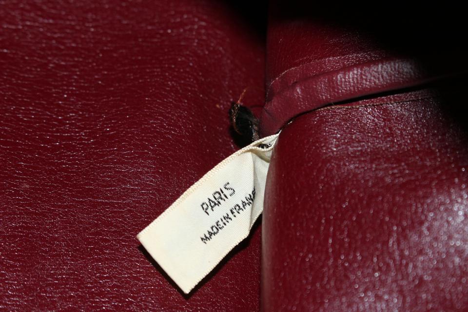 Dior Burgundy Monogram Trotter Boston Duffle Bag 88d727s