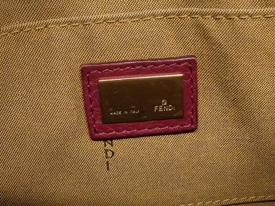 Fendi Bordeaux x Brown Monogram FF Zucca Crossbody Bag 241490