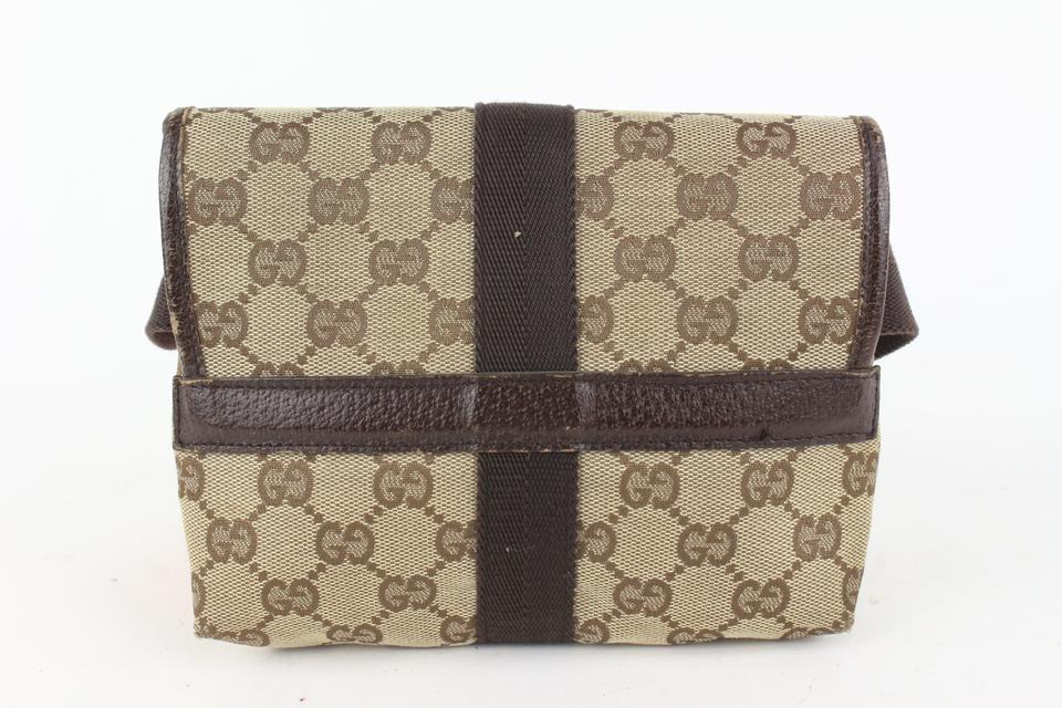 Gucci Monogram GG Belt Pouch Fanny Pack Waist Bag 913gk20