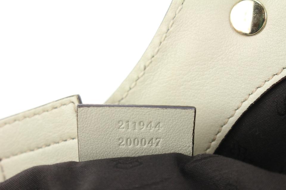 Gucci Beige Guccissima Leather GG Medium Sukey Hobo 74gz429s