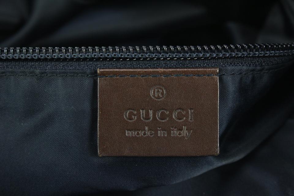 Gucci Navy x Red Diamante Web Large Messenger 5gk516s