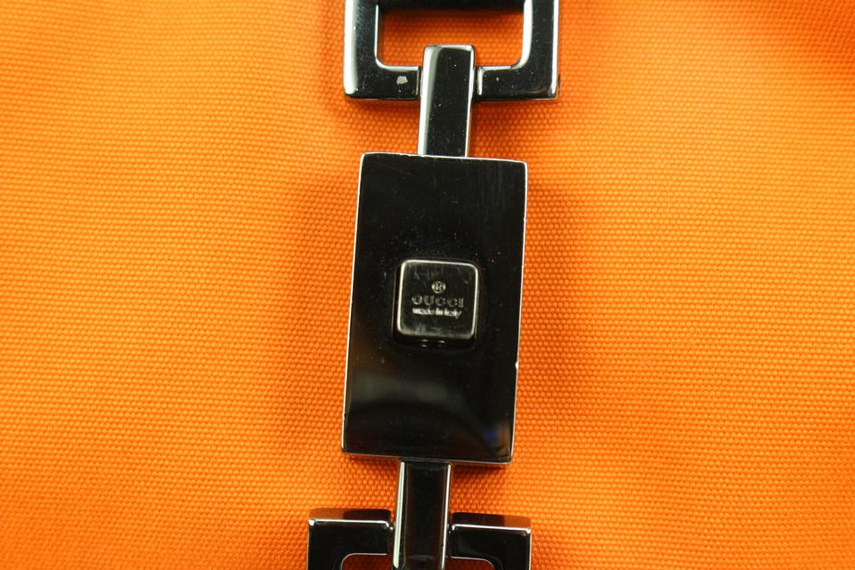 Gucci Orange x Black Jackie-O Hobo Bag 76g328s