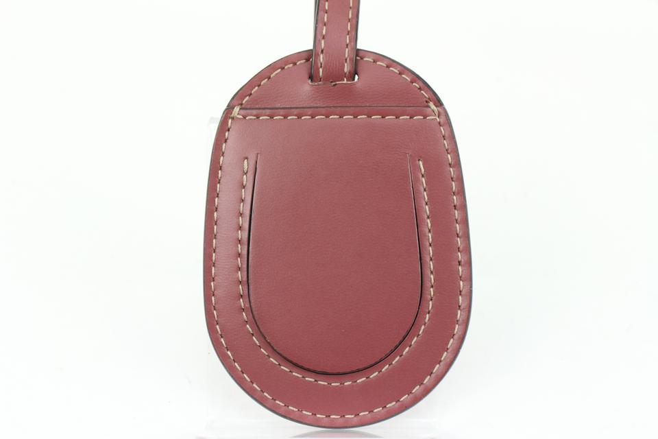 Gucci Mauve Clochette Luggage Tag from Reversible Supreme GG Tote s330g21