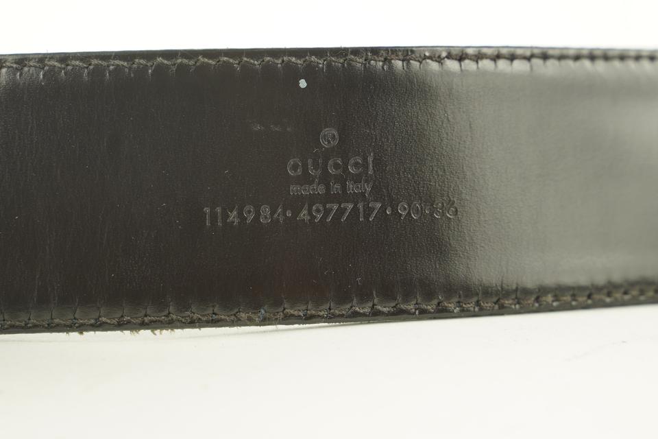 Gucci Navy Web GG Interlocking Belt 736ggs324