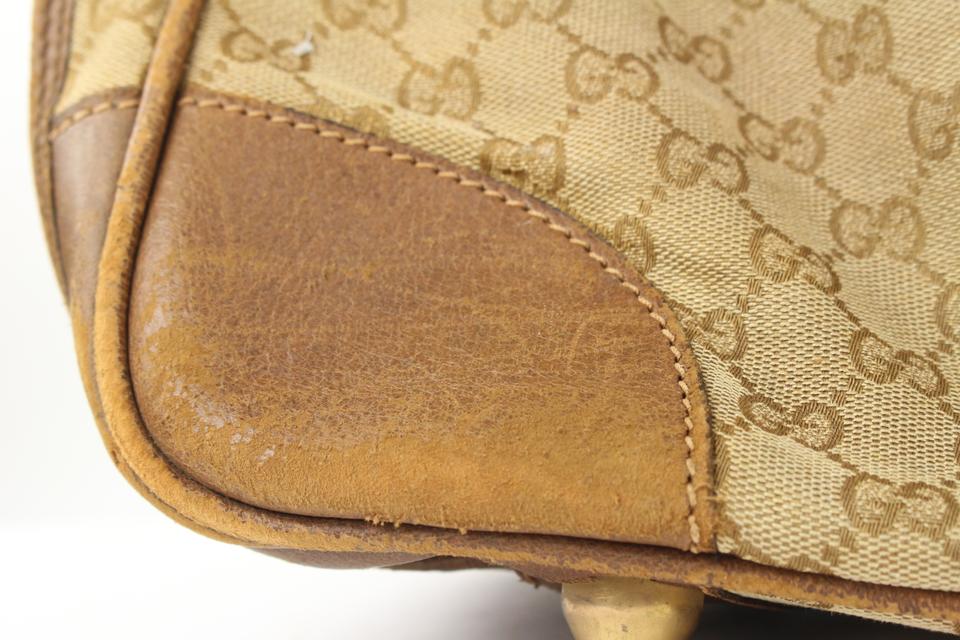 Gucci  XL Monogram GG Web Suitcase Luggage Bag 127ggs23