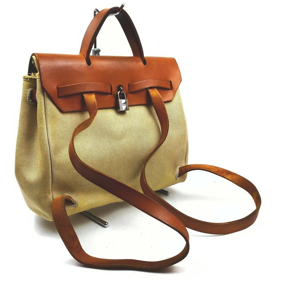 Hermes Herbag Backpack Sac a Dos 2 In 1 855865