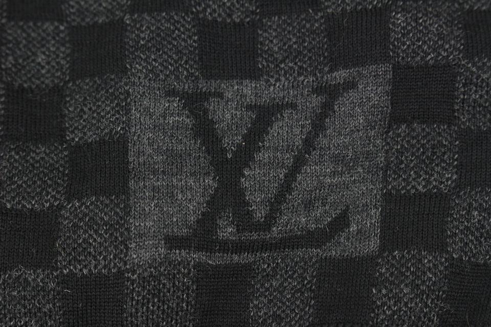 Louis Vuitton Ultra Rare Boys Size 8 Damier Graphite Sweater 77lv33s