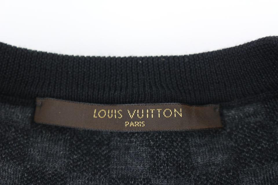 Louis Vuitton Ultra Rare Boys Size 8 Damier Graphite Sweater 77lv33s