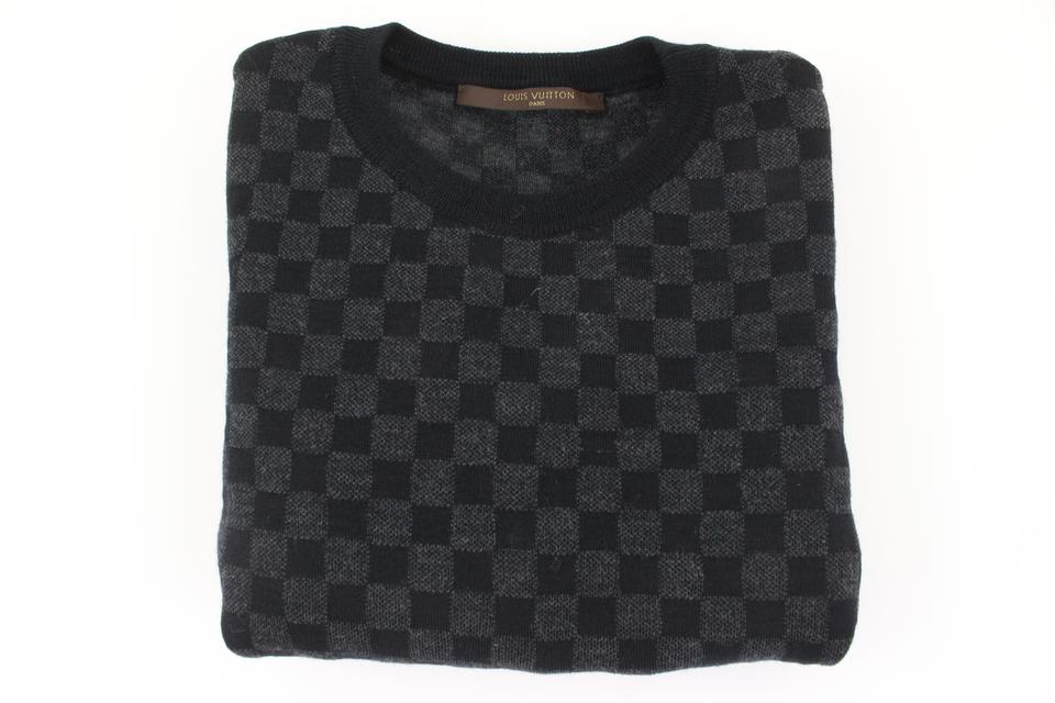 Louis Vuitton Ultra Rare Boys Size 8 Damier Graphite Sweater 77lv33s