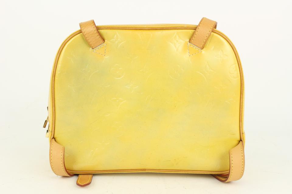 Louis Vuitton Yellow Monogram Vernis Murray Mini Backpack 7lv1018