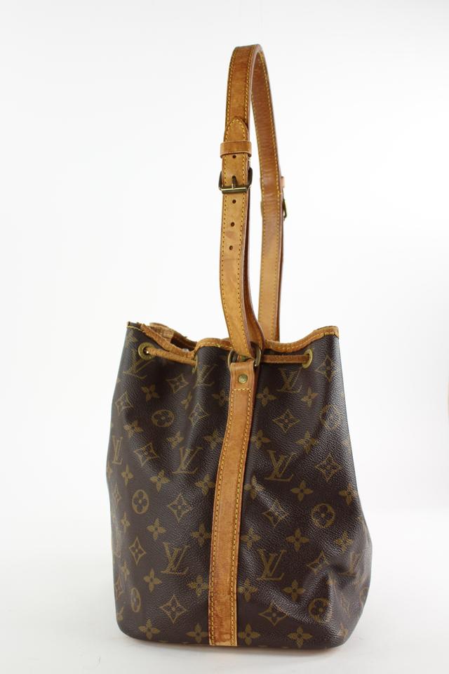 Louis Vuitton Monogram Petit Noe Drawstring Bucket Hobo Bag 9LVS1211