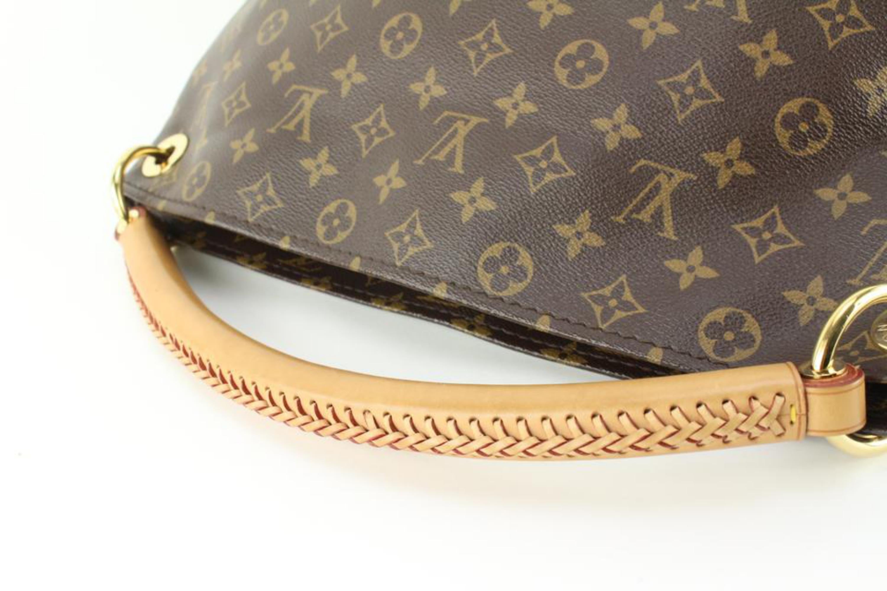 Louis Vuitton Monogram Artsy MM Hobo Bag 21lz69s