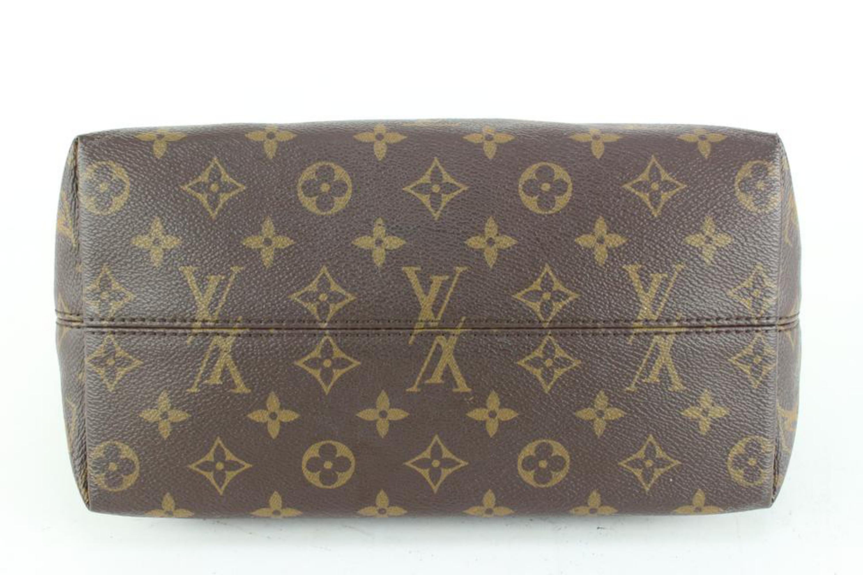 Louis Vuitton Discontinued Monogram Iena PM Zip Tote Bag 86lk67s