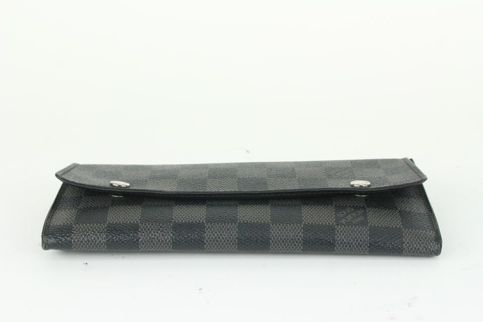 Louis Vuitton Damier Graphite Modulable Long Snap Wallet 92lv65