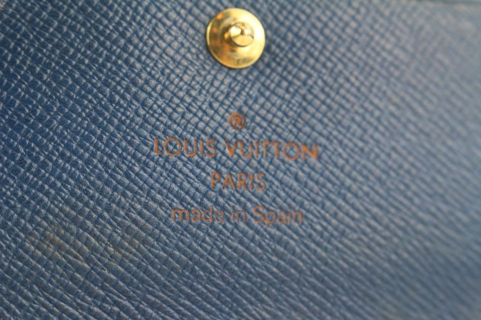 Louis Vuitton Blue Epi Leather Toledo Multicles 6 Key Holder 8lk0128